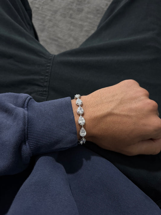 Crystal Tear Drop Bracelets