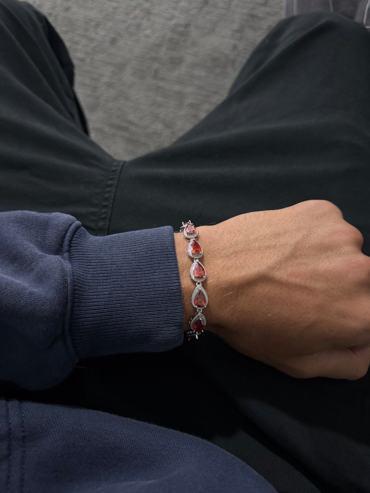 Crystal Tear Drop Bracelets