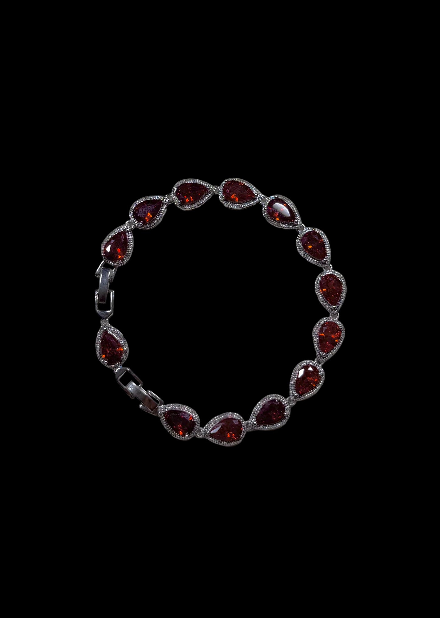 Crystal Tear Drop Bracelets
