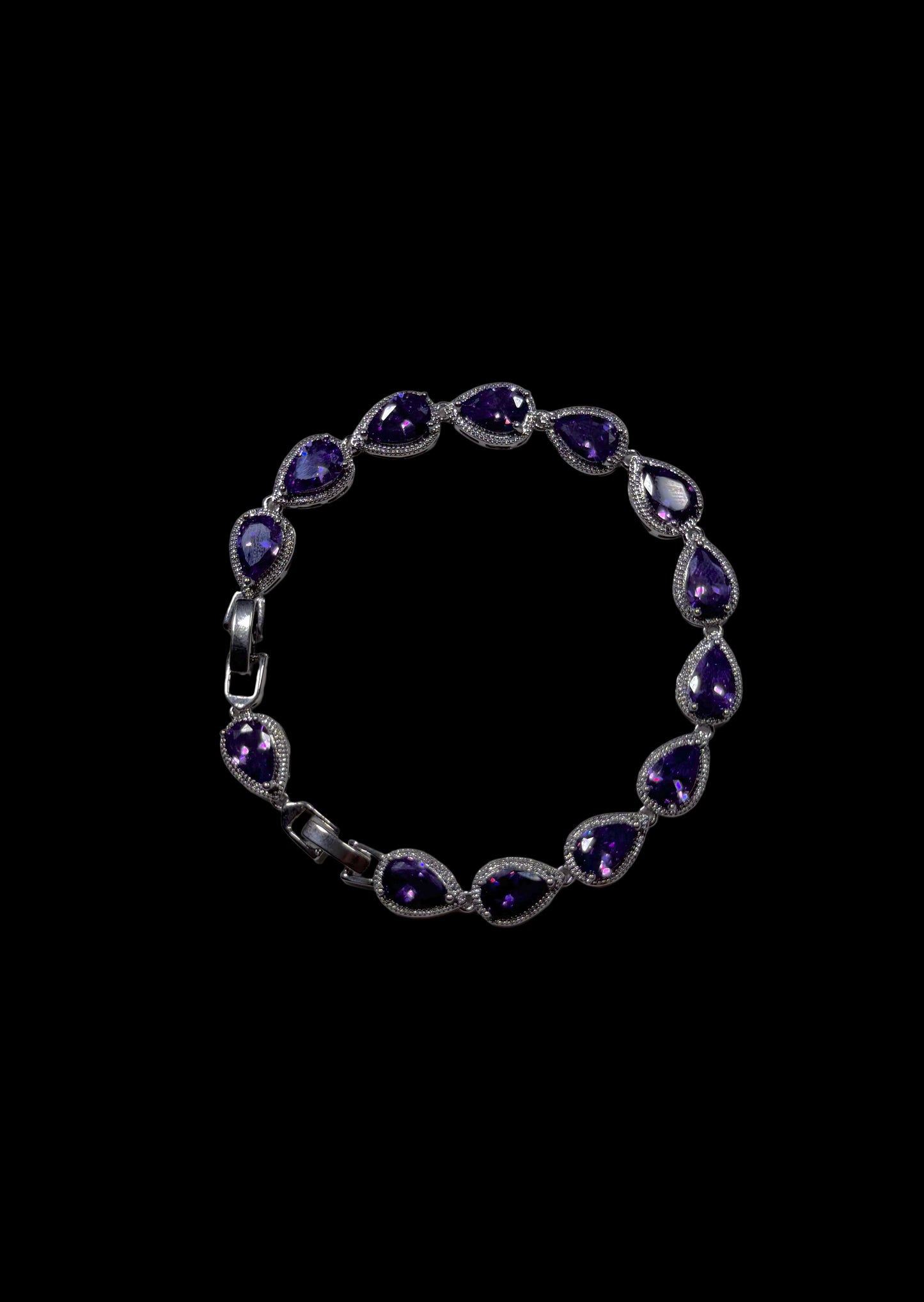 Crystal Tear Drop Bracelets