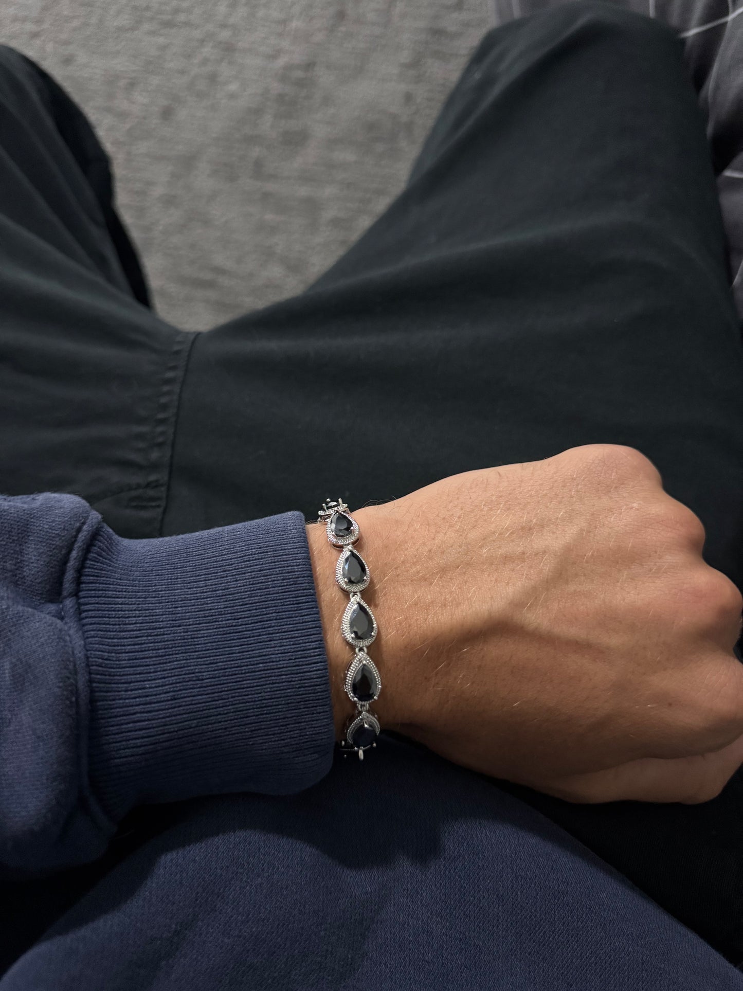 Crystal Tear Drop Bracelets