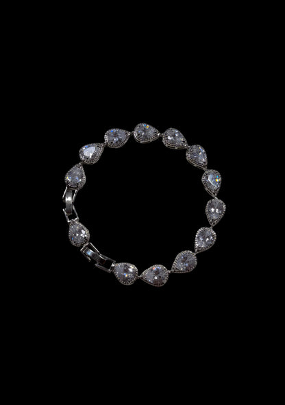 Crystal Tear Drop Bracelets